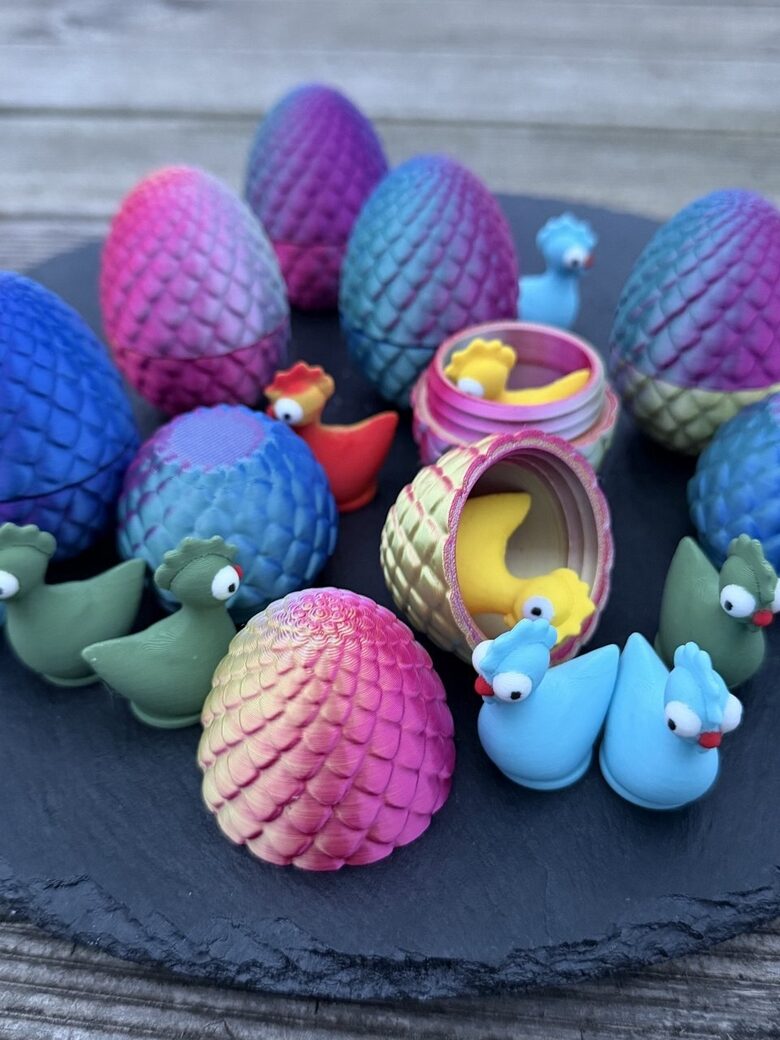 Ola 3D violeti zili zaļa