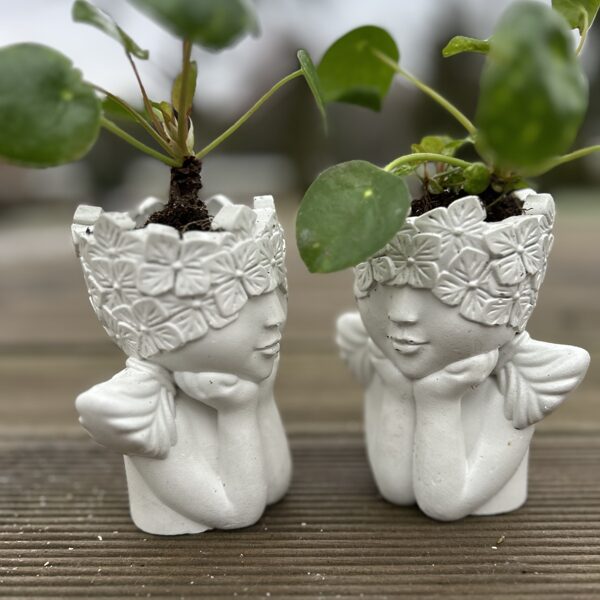 Ģipša meitene D ar Pileu 8,00 10x1x10x6cm