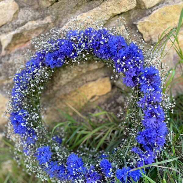 Rudzupuķu/plīvurpuķes vainags 14,00