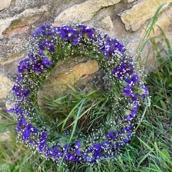 Rudzupuķu/plīvurpuķes vainags 14,00